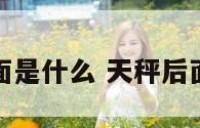 天秤座后面是什么 天秤后面什么星座