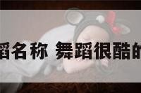 酷酷的舞蹈名称 舞蹈很酷的歌曲视频