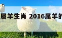 2016年属羊生肖 2016属羊的属于什么命