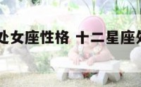 13星座的处女座性格 十二星座处女座的性格
