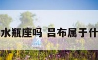 吕布是水瓶座吗 吕布属于什么角色