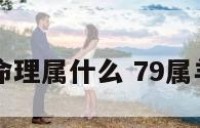 79羊命理属什么 79属羊命格