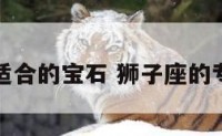 狮子座适合的宝石 狮子座的专属宝石