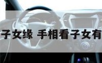 手相看出子女缘 手相看子女有没有出息