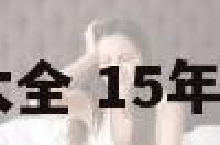 15后女孩名字大全 15年女宝宝起名大全