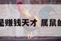 属鼠是赚钱天才 属鼠的财富