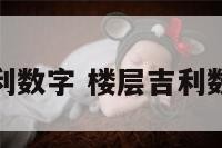 楼层吉利数字 楼层吉利数字风水