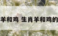 生肖配对羊和鸡 生肖羊和鸡的婚配如何
