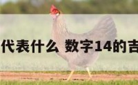 数字14代表什么 数字14的吉祥寓意