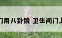 厕所对大门用八卦镜 卫生间门上挂八卦镜