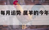 属羊人今年每月运势 属羊的今年每月运势怎么样2021
