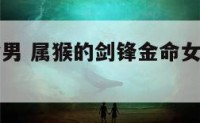 属猴剑锋金男 属猴的剑锋金命女适合在哪里发展