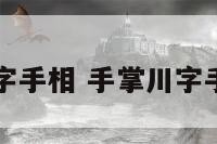 手掌川字手相 手掌川字手相图片