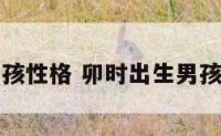 卯时出生男孩性格 卯时出生男孩性格怎么样