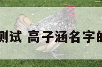 高子涵姓名测试 高子涵名字的寓意怎么样
