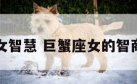 巨蟹座女智慧 巨蟹座女的智商是多少