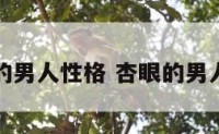 杏眼的男人性格 杏眼的男人面相