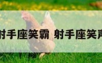 射手座笑霸 射手座笑声