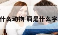 (羁)是什么动物 羁是什么字怎么读