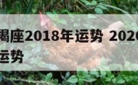如宣摩羯座2018年运势 2020摩羯座座全年运势