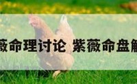 紫薇命理讨论 紫薇命盘解说