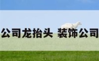 装修公司龙抬头 装饰公司龙头
