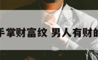 男人手掌财富纹 男人有财的手纹