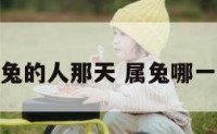 属兔的人那天 属兔哪一天