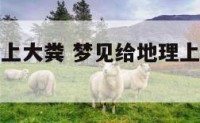梦见给地理上大粪 梦见给地理上大粪什么意思