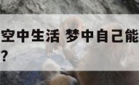 梦见自己在空中生活 梦中自己能在空中行走意味着什么?