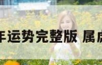 虎2018年运势完整版 属虎2018年