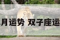 双子座女2月运势 双子座运势2月运势