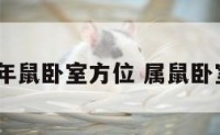 1996年鼠卧室方位 属鼠卧室风水