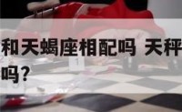 天秤天蝎座和天蝎座相配吗 天秤座和天蝎座在一起合适吗?