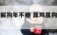 属鸡怎样破解狗年不顺 属鸡属狗怎么化解相害