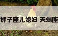 天蝎座婆婆狮子座儿媳妇 天蝎座狮子座母女