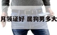 属狗男几月领证好 属狗男多大结婚合适