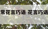 什么动物常常花言巧语 花言巧语的动物是指什么动物?