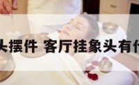 客厅像头摆件 客厅挂象头有什么讲究