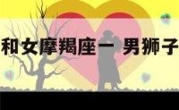 男狮子处女和女摩羯座一 男狮子处女和女摩羯座一样吗