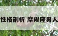 摩羯座男性格剖析 摩羯座男人性格特点