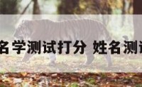 123姓名学测试打分 姓名测试2345