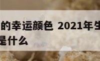 2019狗的幸运颜色 2021年生肖狗的幸运色是什么