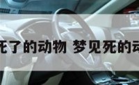 做梦梦见死了的动物 梦见死的动物好不好