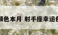 射手幸运颜色本月 射手座幸运色是星期几
