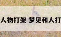 梦见和大人物打架 梦见和人打架很激烈