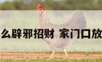 家门口放什么辟邪招财 家门囗放什么能避邪