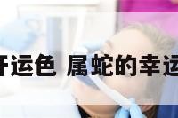 属蛇的开运色 属蛇的幸运色2021