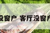 客厅中没窗户 客厅没窗户好不好