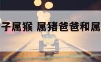 老爸属猪儿子属猴 属猪爸爸和属猴宝宝和不和